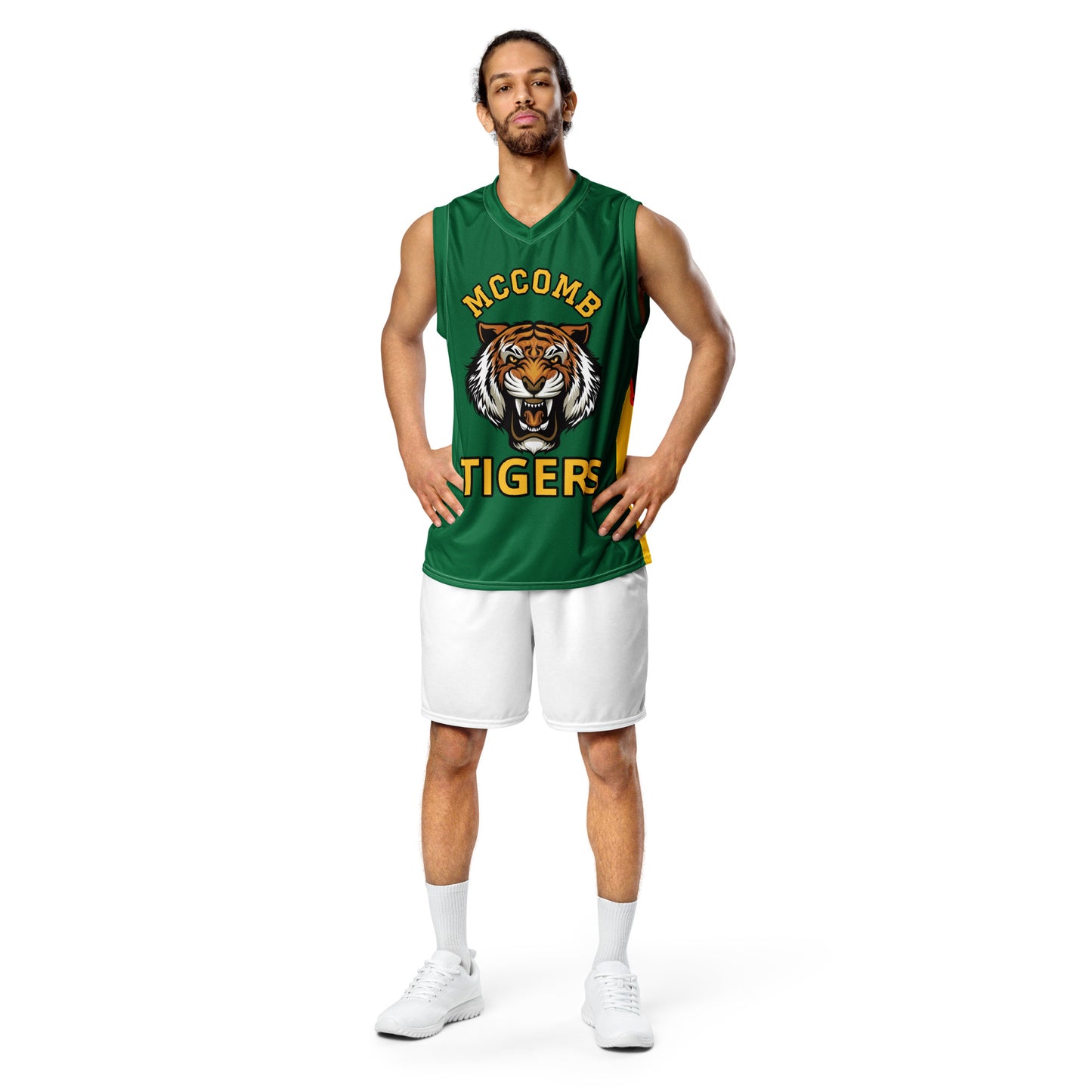 Recycled unisex basketball jersey
