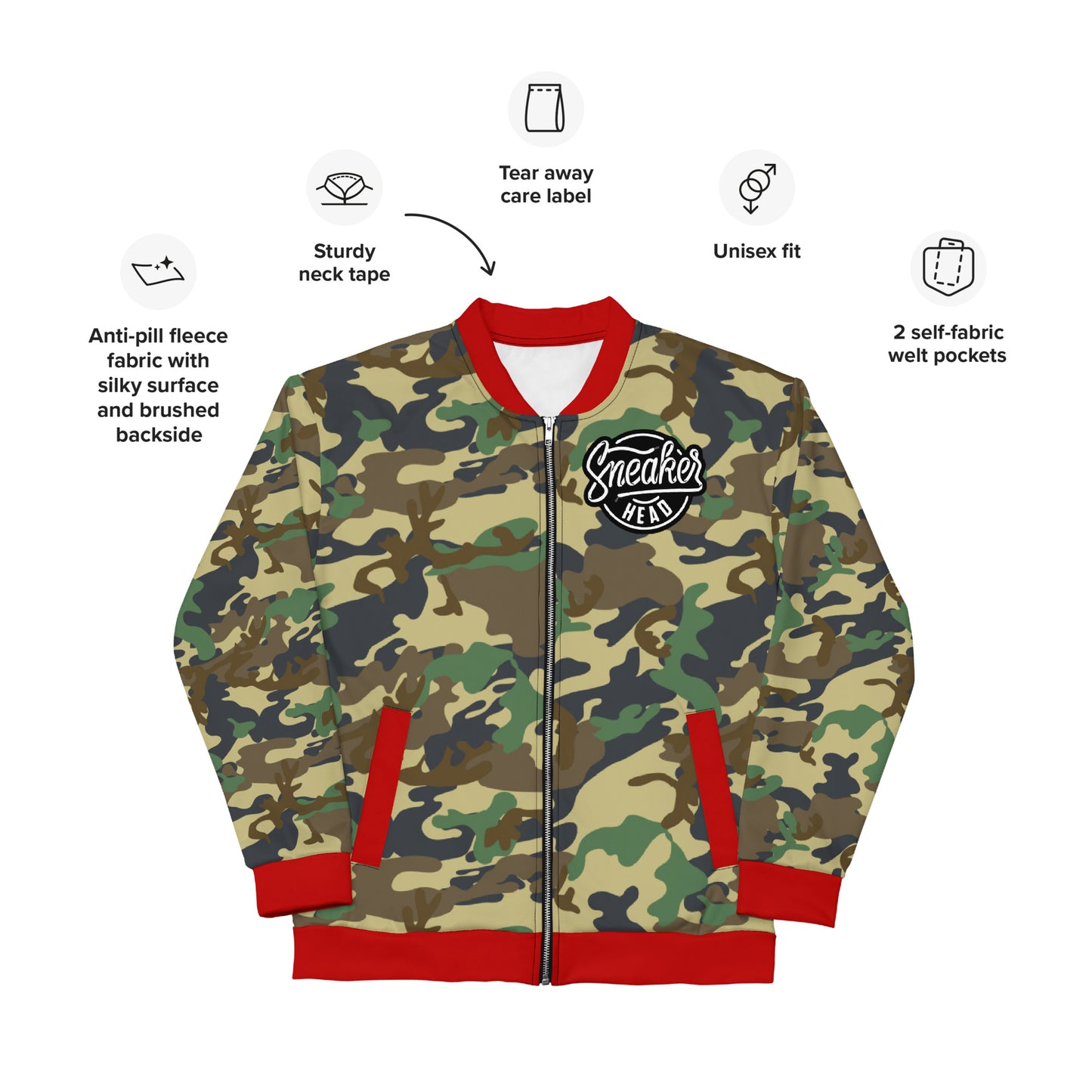 Unisex Bomber Jacket