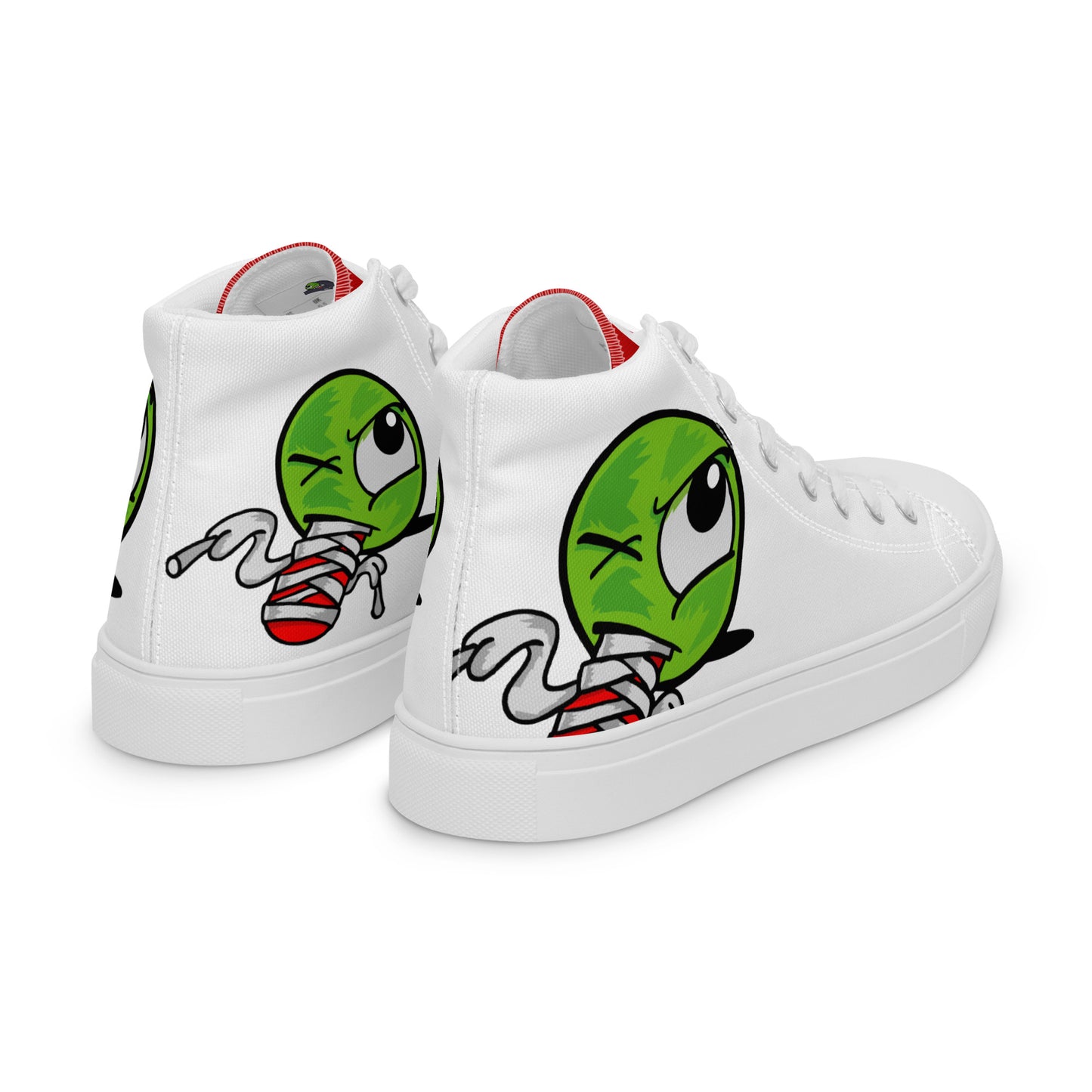 Men’s high top canvas shoes