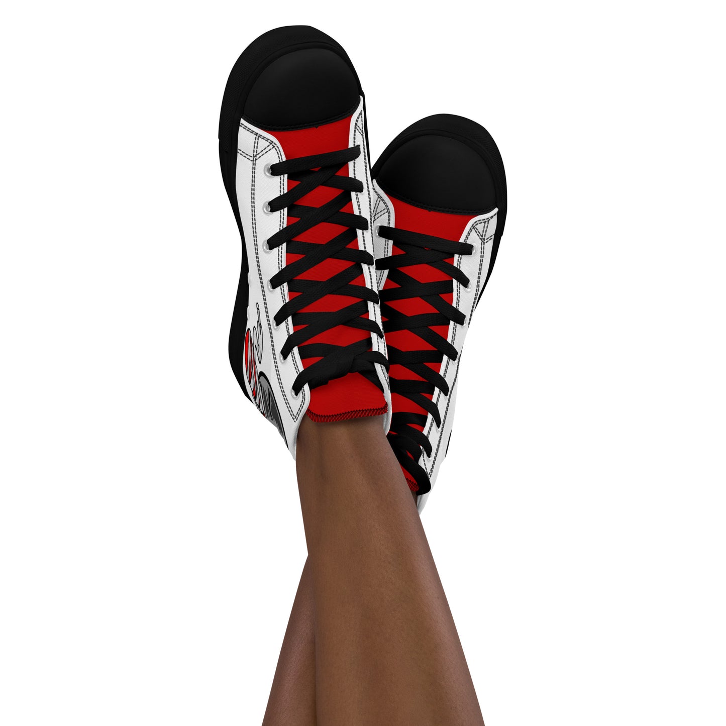 Women’s high top canvas shoes