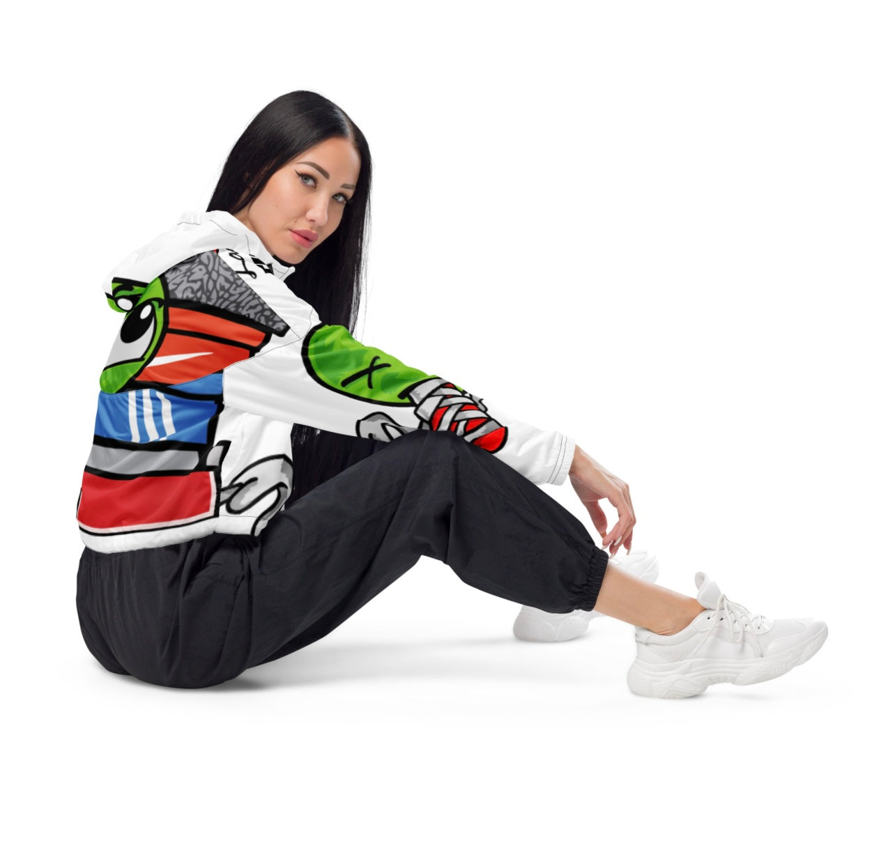 Women’s cropped windbreaker