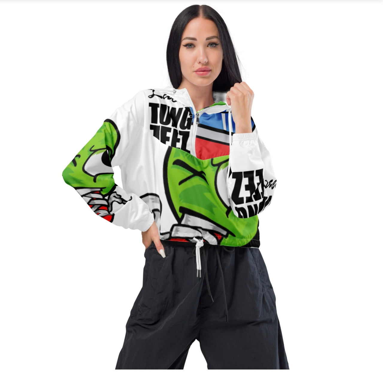 Women’s cropped windbreaker