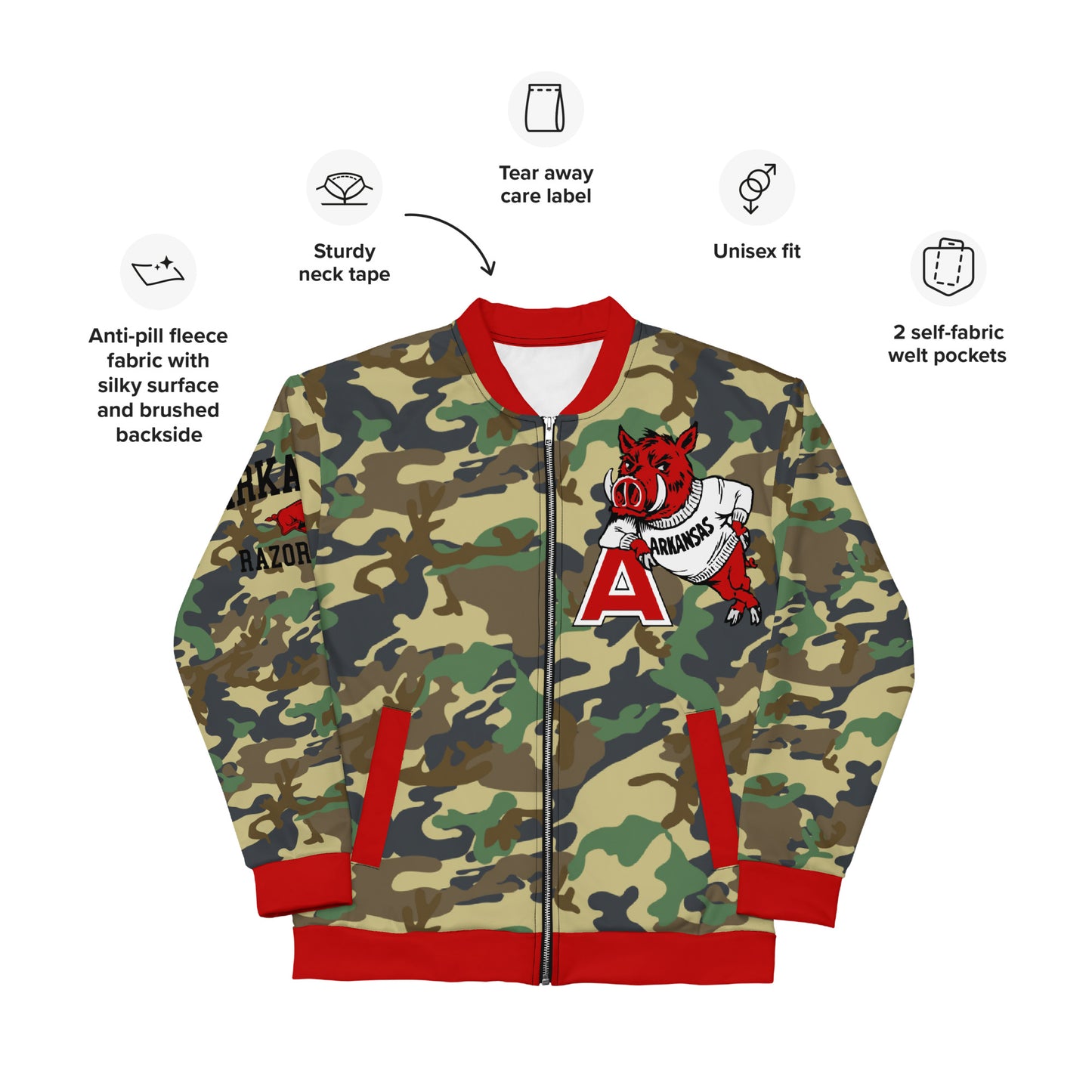 Unisex Bomber Jacket