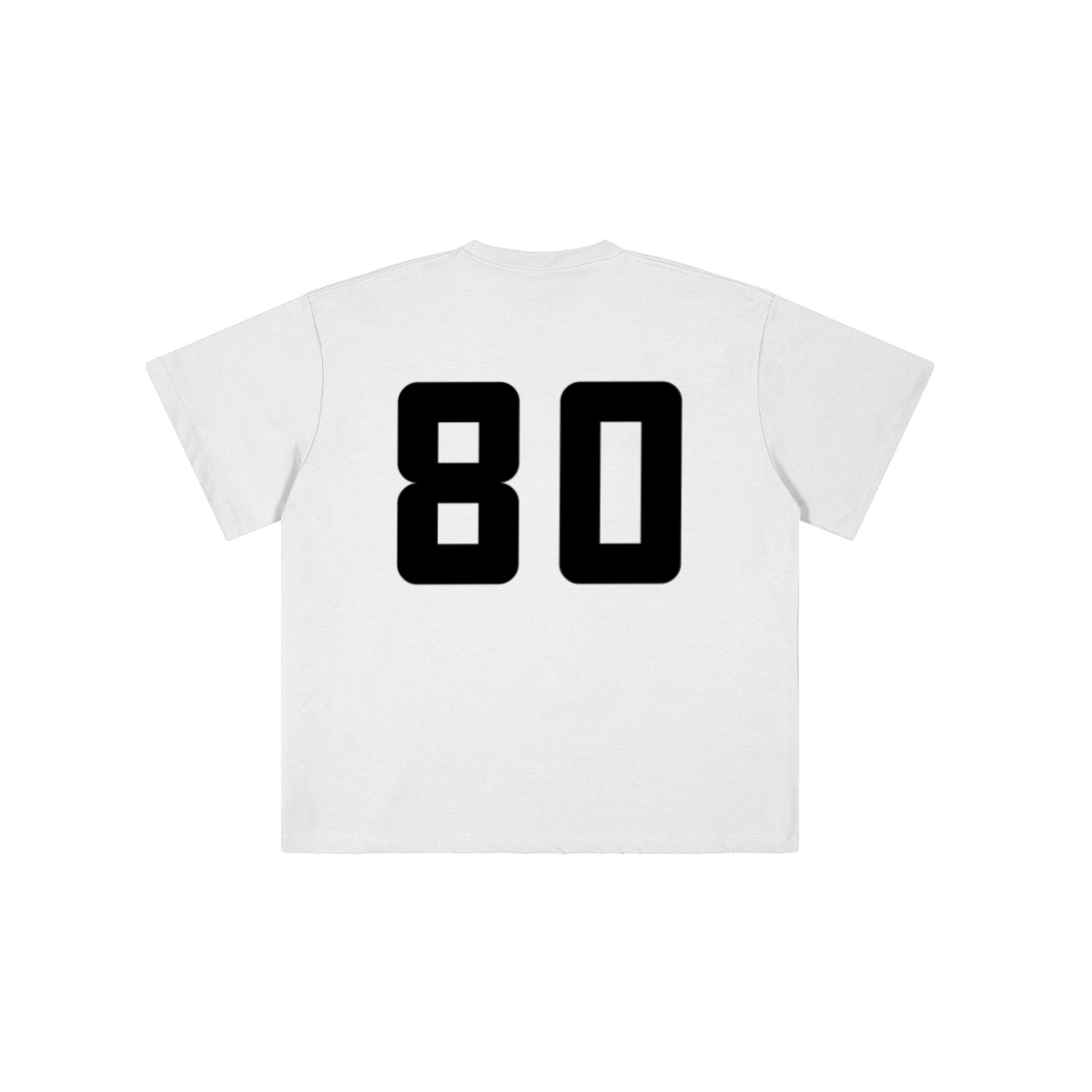 230GSM Unisex Raw-Hem Cooling Sports T-shirt Ivory White