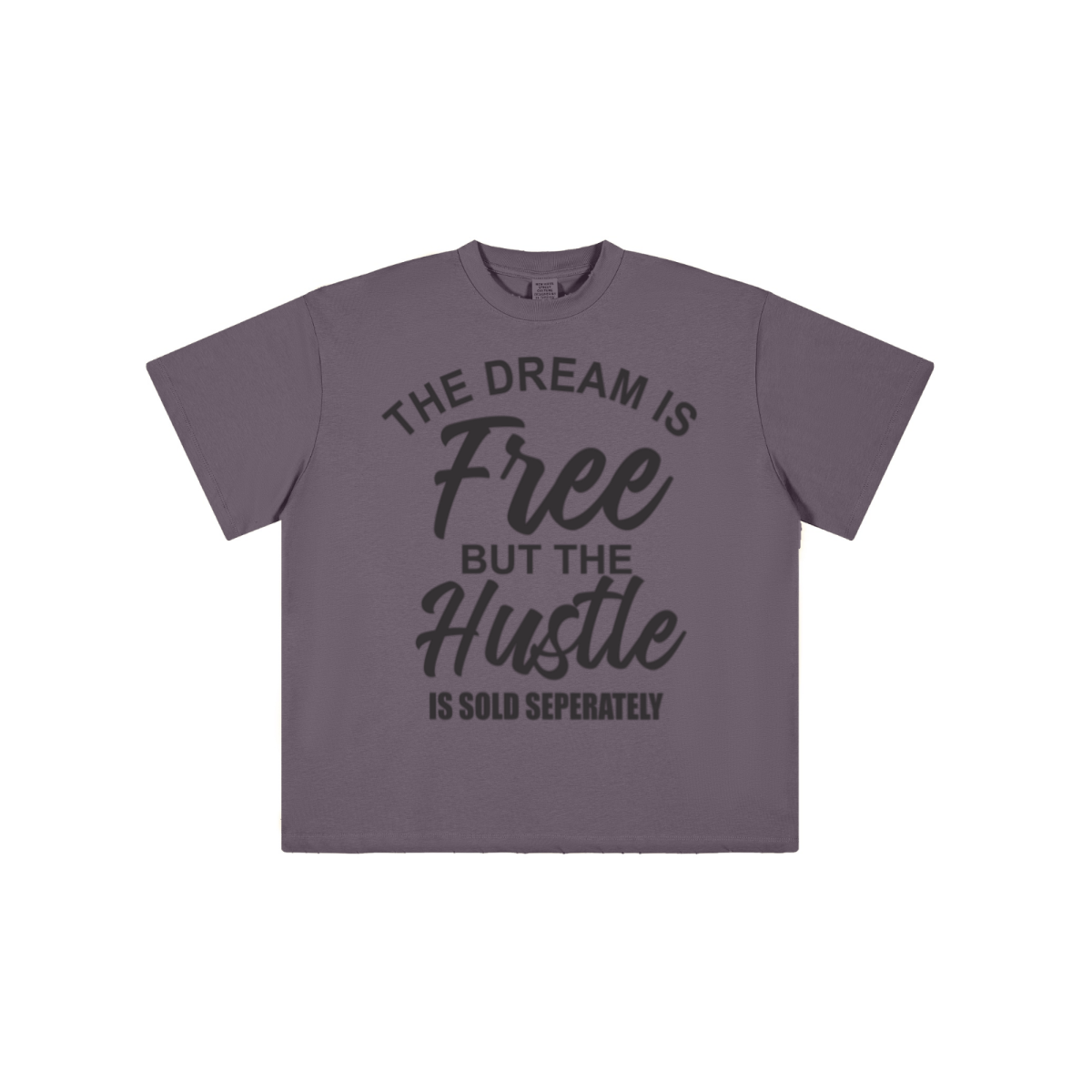 230GSM Unisex Raw-Hem Cooling Sports T-shirt Raspberry Purple