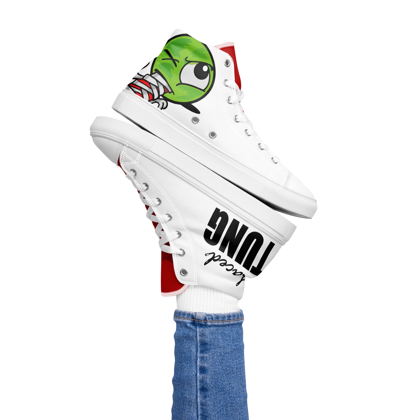 Women’s high top canvas shoes