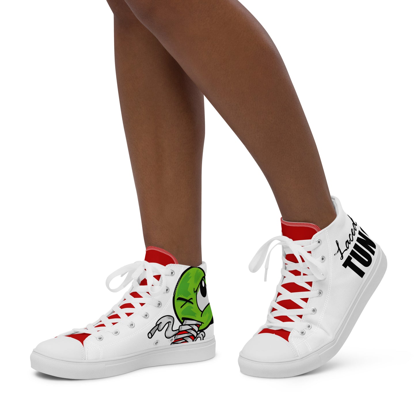 Women’s high top canvas shoes