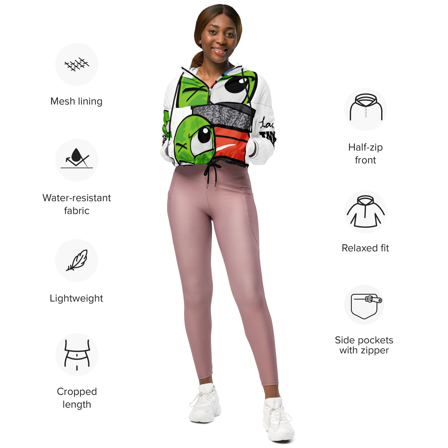Women’s cropped windbreaker