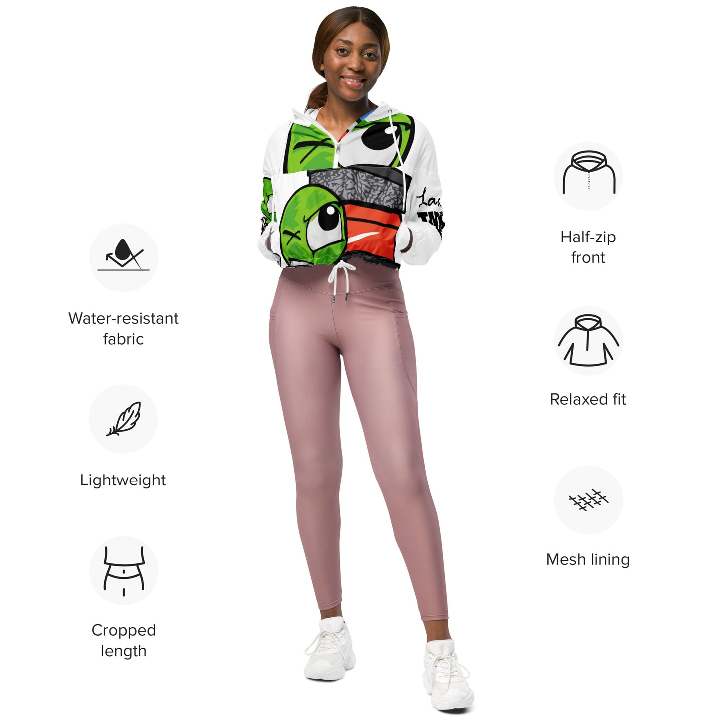 Women’s cropped windbreaker