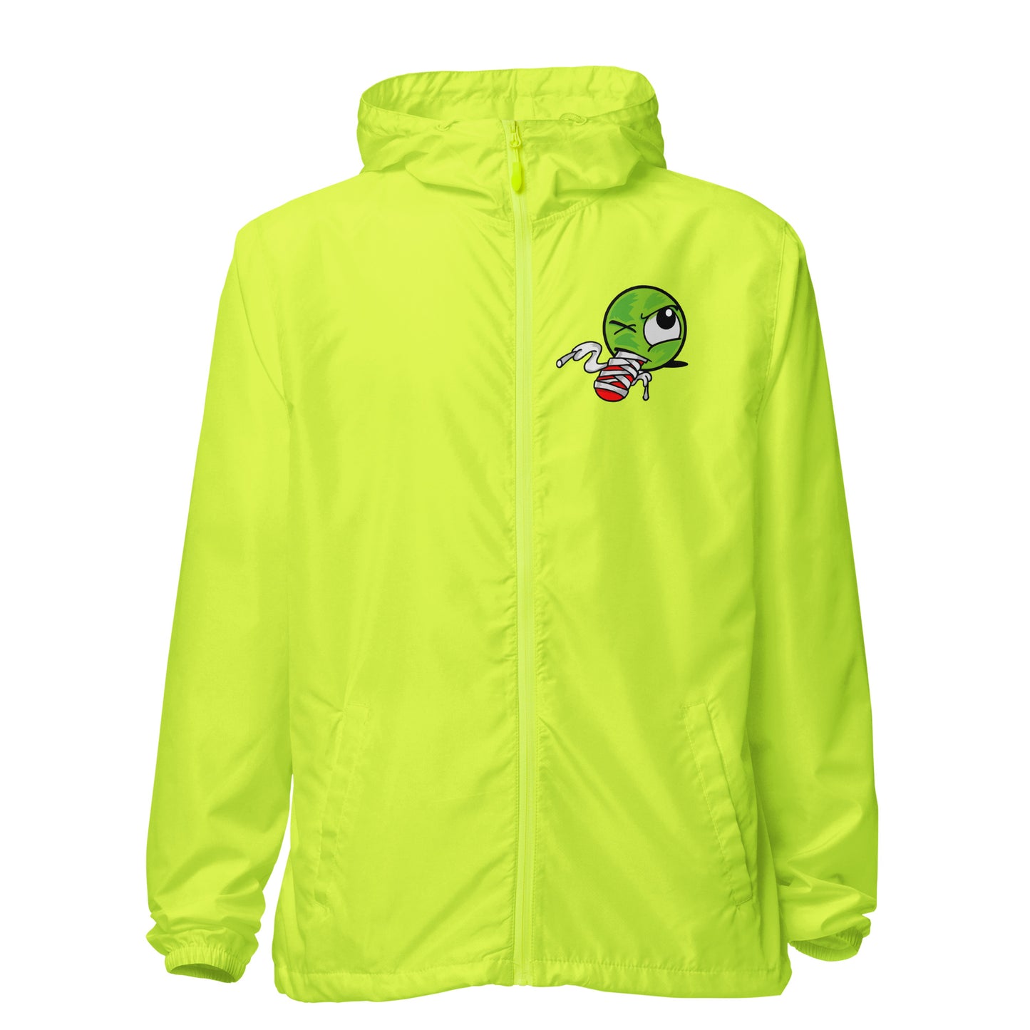 Unisex lightweight zip up windbreaker