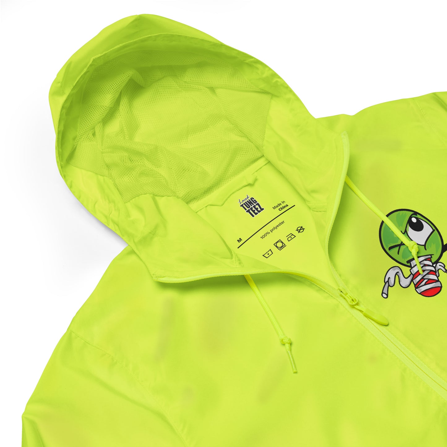 Unisex lightweight zip up windbreaker